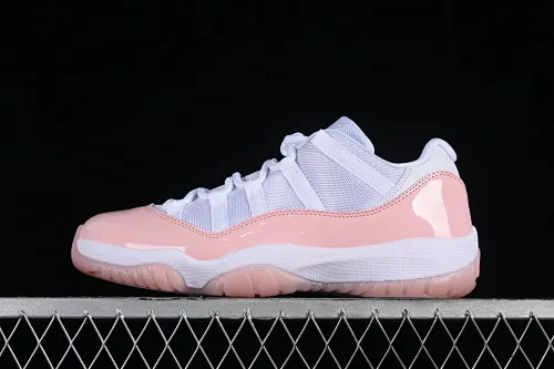 All categories Air Jordan Jordan series basketball shoes Air Jordan 11 F version Air Jordan 11 Low "Legend Pin" AJ11 Joe 11 girl pink genuine standard genuine carbon low-top basketball shoes AH7860-160